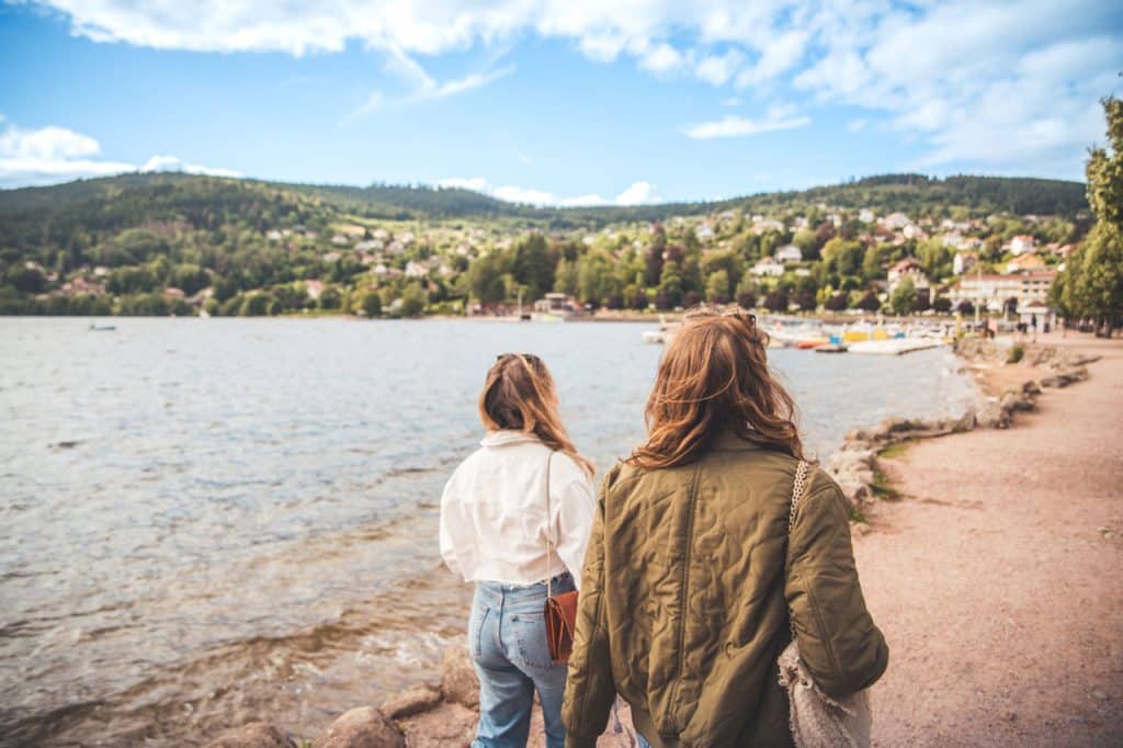 balade berges lac gerardmer camping vosges